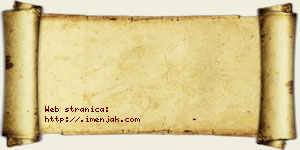 Aćim Trnjaković vizit kartica